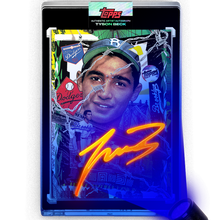 Load image into Gallery viewer, Sandy Koufax by Tyson Beck - NEON UV AUTOGRAPH - LIMITED TO 2 + Topps Collector Card