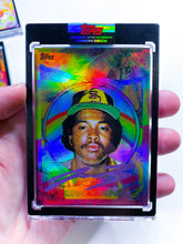 Load image into Gallery viewer, 🌈 RAINBOW FOIL - Tony Gwynn by Tyson Beck - RAINBOW PURPLE - LIMITED TO 1 🌈