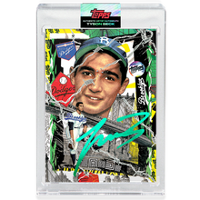 Load image into Gallery viewer, Sandy Koufax by Tyson Beck - EMERALD AUTOGRAPH - LIMITED TO 50 + Topps Collector Card