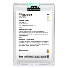 Load image into Gallery viewer, GOLD AUTOGRAPH - Topps PROJECT 2020 Card - 1989 Ken Griffey Jr. by Tyson Beck - Limited to 20