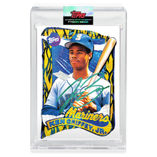 Load image into Gallery viewer, EMERALD AUTOGRAPH - Topps PROJECT 2020 Card - 1989 Ken Griffey Jr. by Tyson Beck - Limited to 10