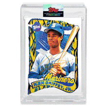 Load image into Gallery viewer, NEON UV AUTOGRAPH - Topps PROJECT 2020 Card - 1989 Ken Griffey Jr. by Tyson Beck - Limited to 2