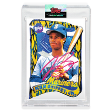 Load image into Gallery viewer, RUBY AUTOGRAPH - Topps PROJECT 2020 Card - 1989 Ken Griffey Jr. by Tyson Beck - Limited to 5