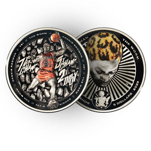 2025 DENNIS RODMAN X TYSON BECK - CELEBRITY MINT - FIRST EDITION - Autograph 1oz. Silver Legal Tender Coin
