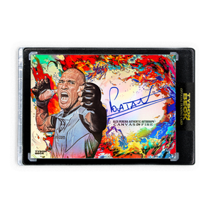 ALEX PEREIRA X TYSON BECK - CANVAS ON FIRE - RAINBOW FOIL - AUTOGRAPH - LIMITED TO 20