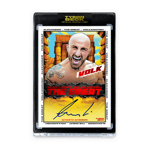 ALEXANDER VOLKANOVSKI X TYSON BECK - THE GREAT - RED FOIL - AUTOGRAPH - LIMITED TO 29