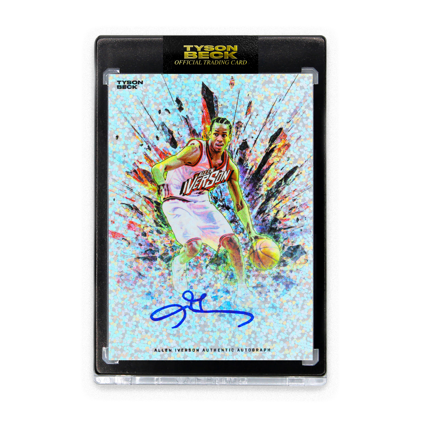 ALLEN IVERSON X TYSON BECK /22 NBA カード ALLEN IVERSON X TYSON BECK - GEM RUSH - SPARKLE FOIL - AUTOGRAPH