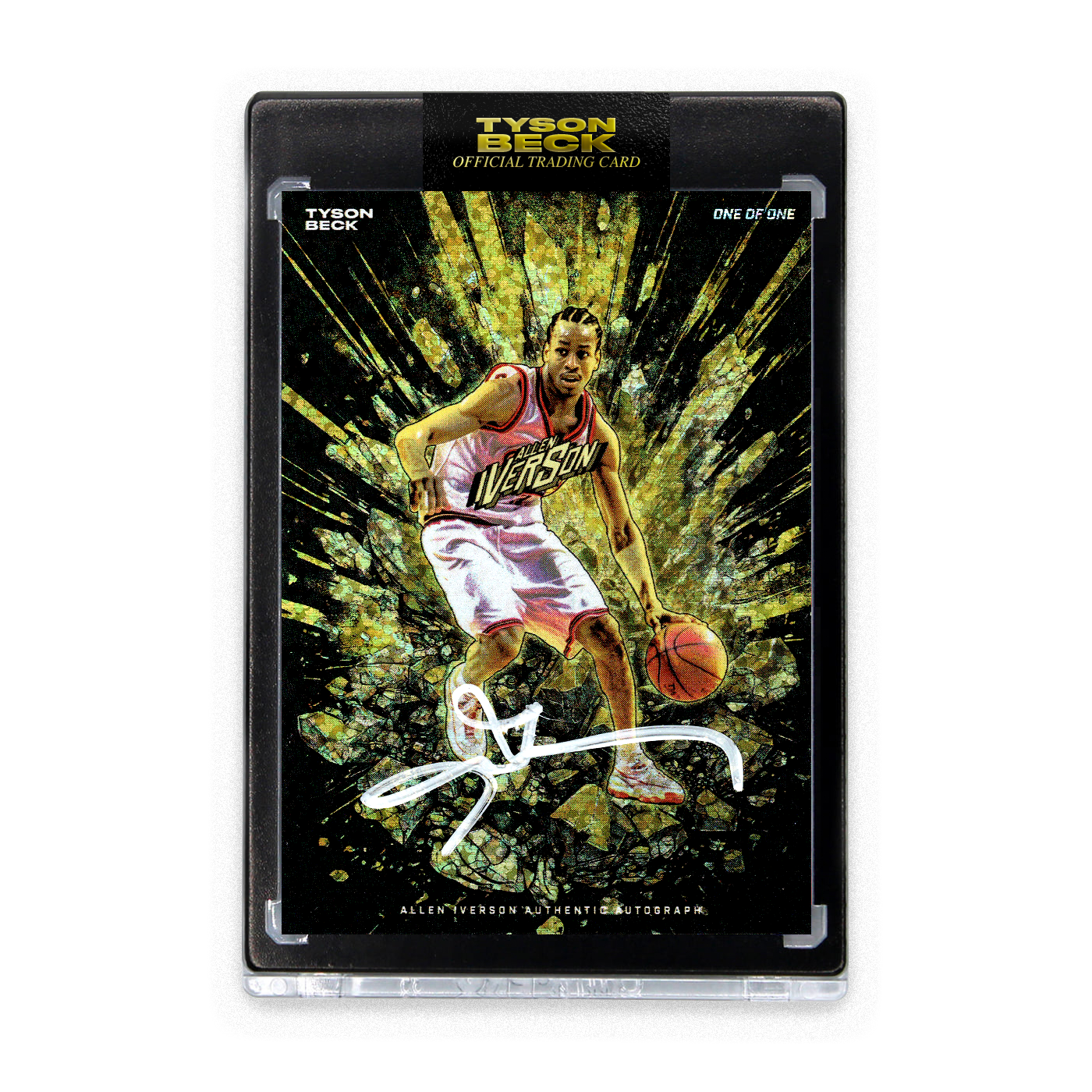 ALLEN IVERSON X TYSON BECK /22 NBA カード Allen Iverson - Gem Rush – Tyson Beck