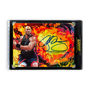 ALONZO MOURNING X TYSON BECK - CANVAS ON FIRE - FIRE FOIL - AUTOGRAPH - LIMITED TO 10