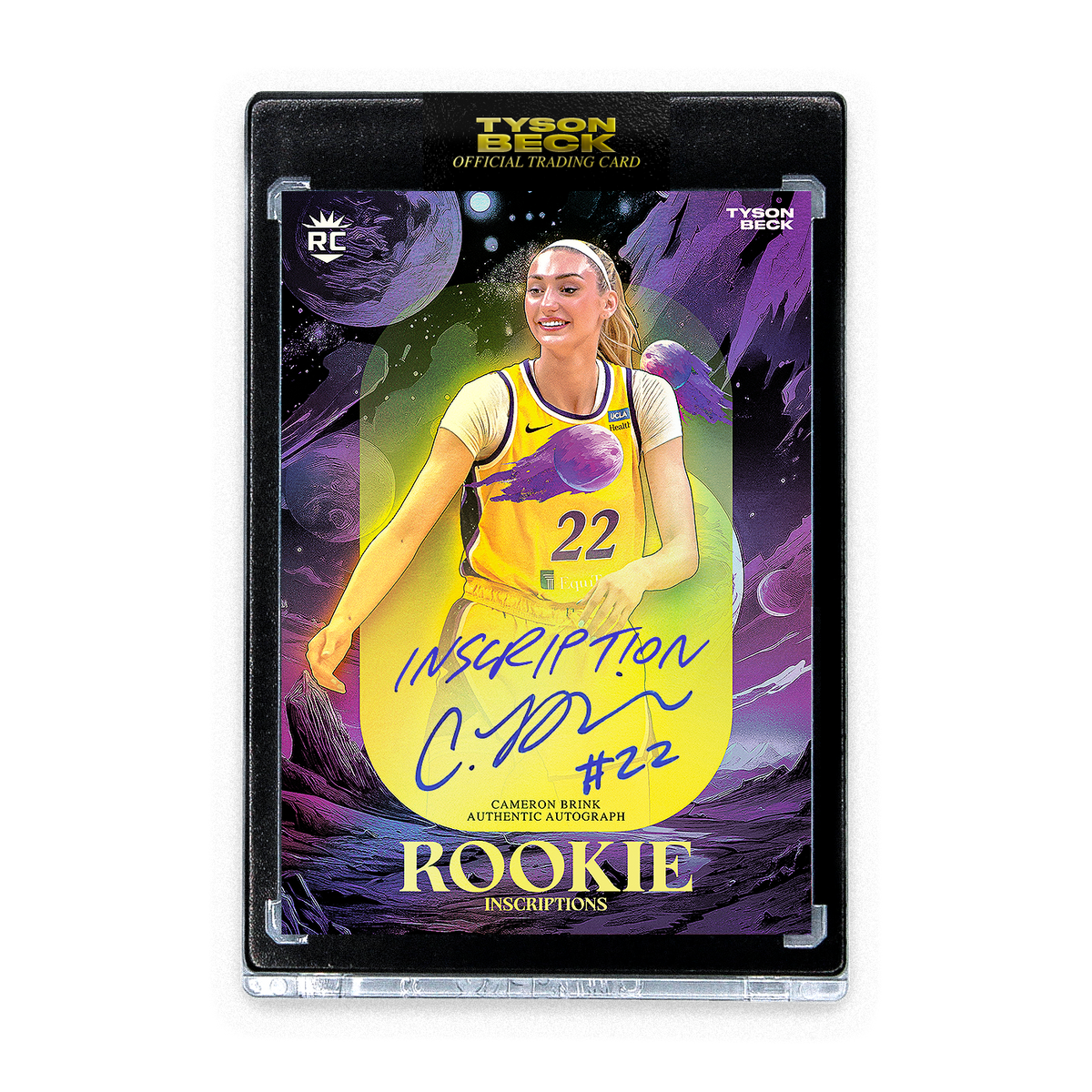 CAMERON BRINK X TYSON BECK - RC - INFINITY - PURPLE FOIL - AUTOGRAPH ...