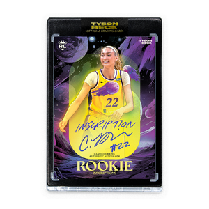 CAMERON BRINK X TYSON BECK - RC - INFINITY - PURPLE FOIL - AUTOGRAPH + INSCRIPTION - LIMITED TO 3