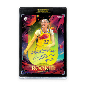 CAMERON BRINK X TYSON BECK - RC - INFINITY - RAINBOW FOIL - AUTOGRAPH + INSCRIPTION - LIMITED TO 5