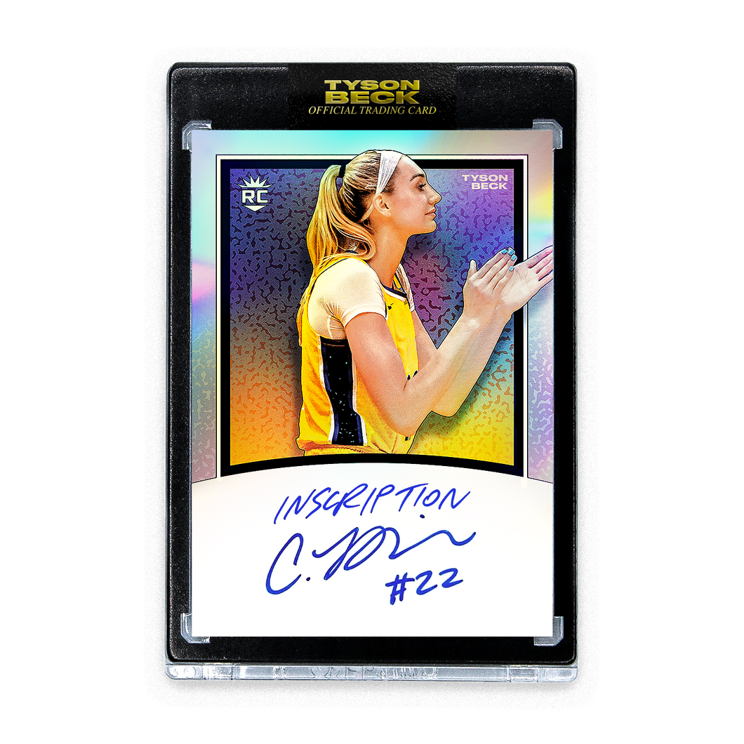 CAMERON BRINK X TYSON BECK - RC - ICONS - RAINBOW FOIL - AUTOGRAPH + INSCRIPTION - LIMITED TO 5