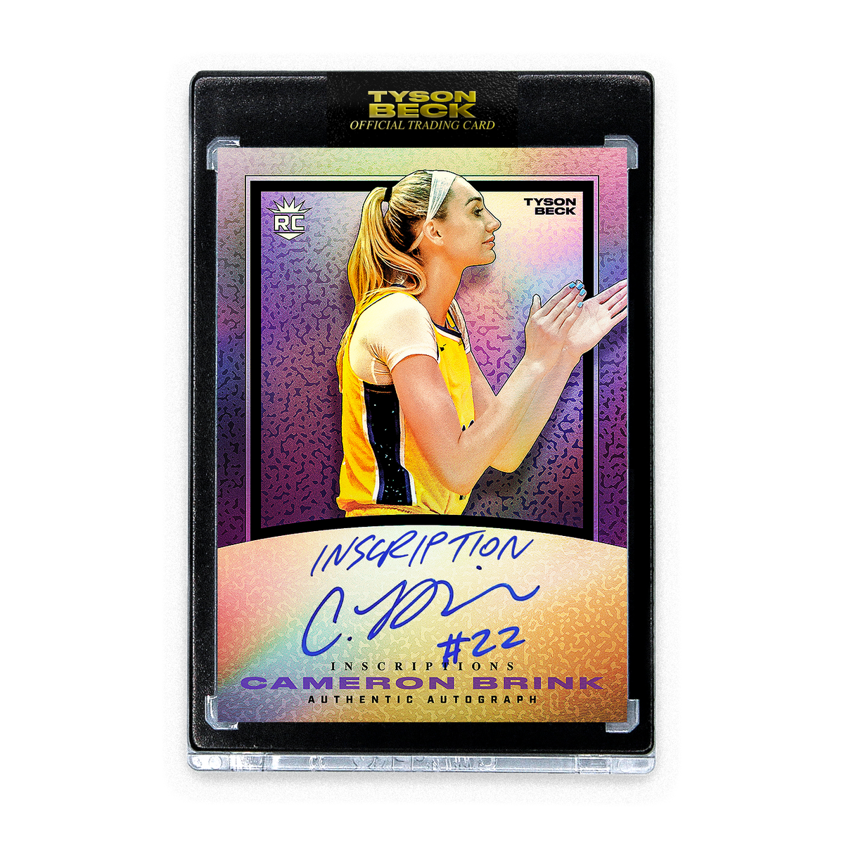 CAMERON BRINK X TYSON BECK - RC - ICONS - AP VARIATION - AUTOGRAPH + I ...