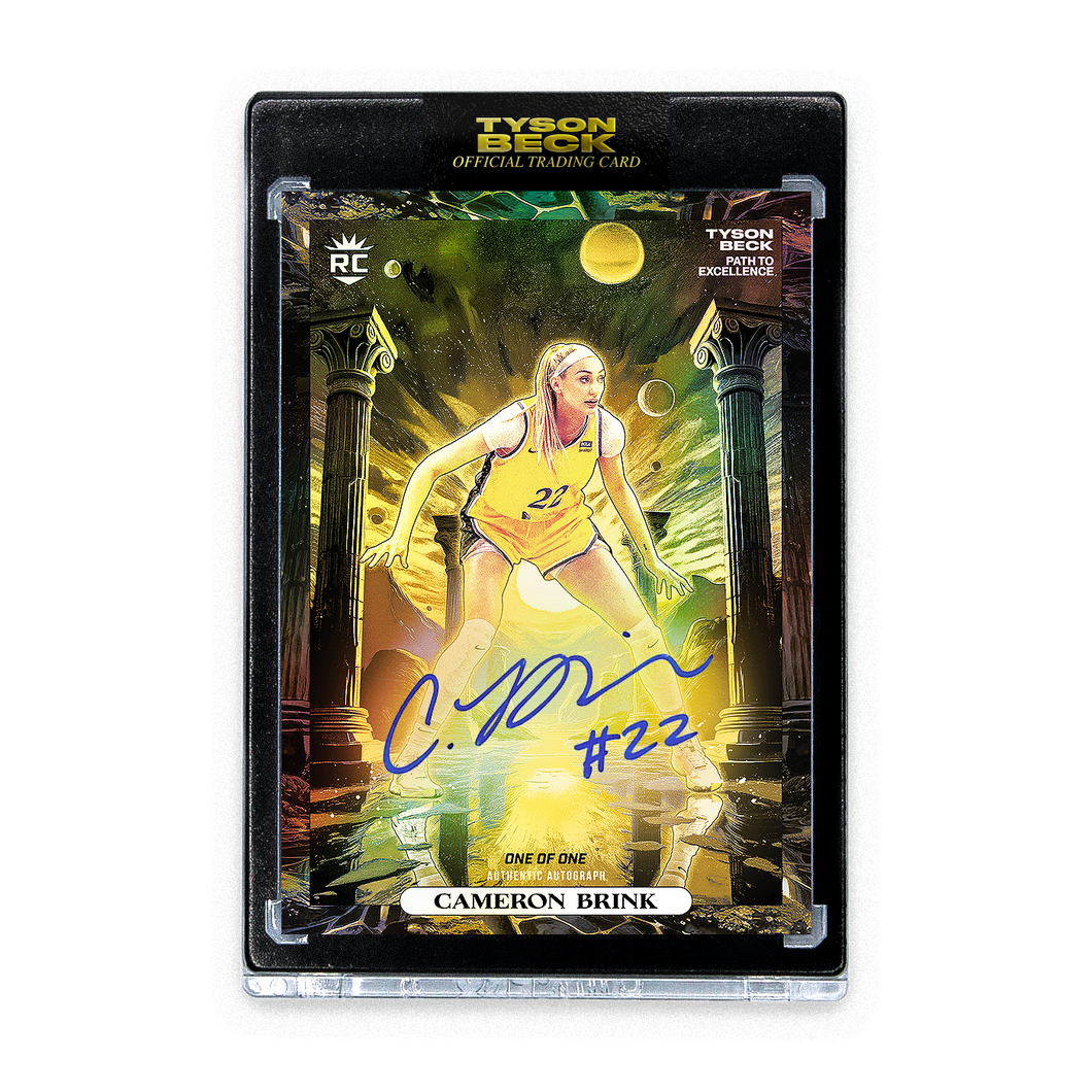 CAMERON BRINK X TYSON BECK - RC - PATH TO EXCELLENCE - AUTOGRAPH - GOLD ONE OF ONE - AUCTION