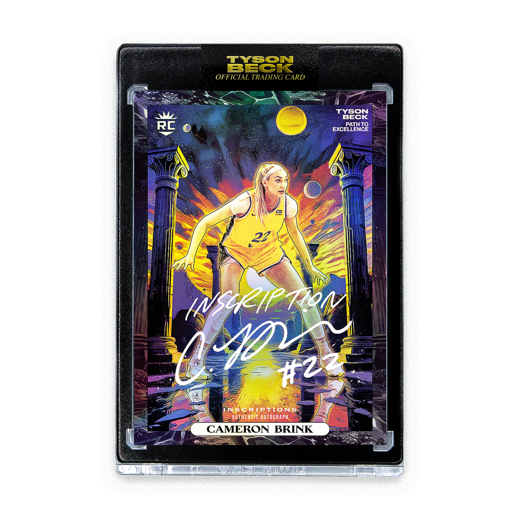 CAMERON BRINK X TYSON BECK - RC - PATH TO EXCELLENCE - NIGHT FOIL - AUTOGRAPH + INSCRIPTION - LIMITED TO 3