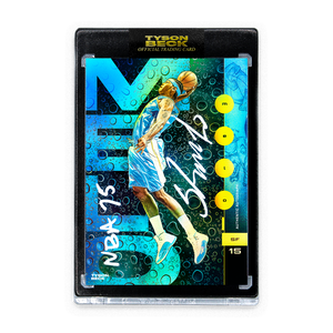 CARMELO ANTHONY X TYSON BECK - DENVER - NIGHT FOIL - INSCRIPTION + AUTOGRAPH - LIMITED TO 3