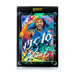 CARMELO ANTHONY X TYSON BECK - NEW YORK - NIGHT FOIL - AUTOGRAPH - LIMITED TO 7