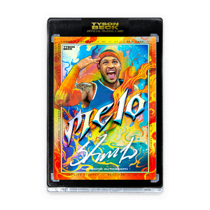 CARMELO ANTHONY X TYSON BECK - NEW YORK - RAINBOW FOIL - AUTOGRAPH - LIMITED TO 25