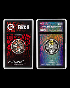 2025 DENNIS RODMAN X TYSON BECK - CELEBRITY MINT - FIRST EDITION - Autograph 1oz. Silver Legal Tender Coin