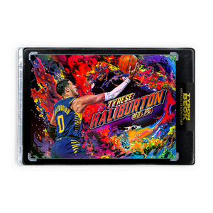 TYRESE HALIBURTON X TYSON BECK - CANVAS ON FIRE - NIGHT FOIL - LIMITED TO 8