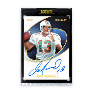 DAN MARINO X TYSON BECK - LUMINARY - AUTOGRAPH - LIMITED TO 25