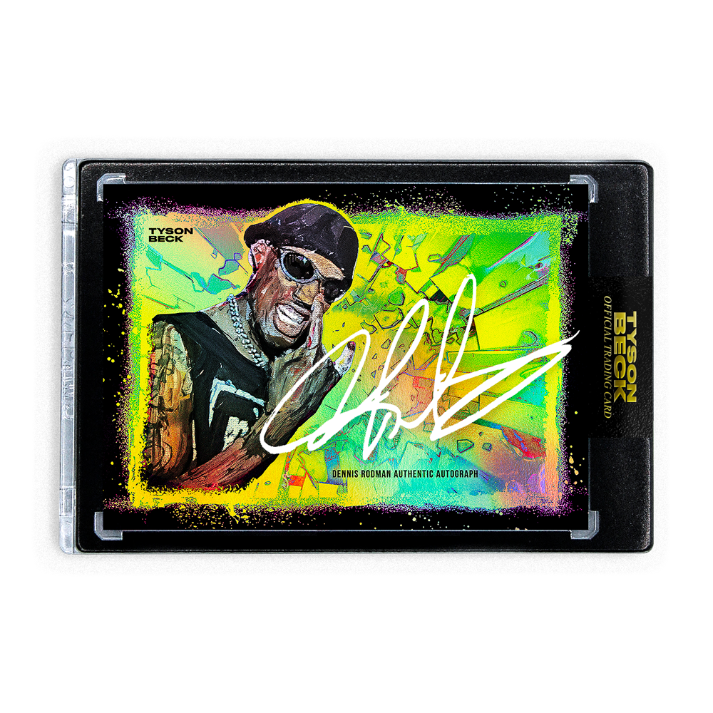 DENNIS RODMAN X TYSON BECK - RODMAN 4 LIFE - COLORATION - AUTOGRAPH ...