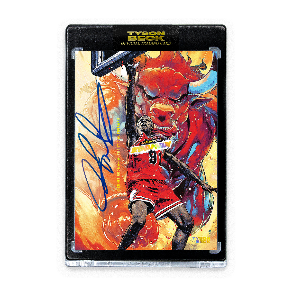 DENNIS RODMAN X TYSON BECK - CHI TOWN - AUTOGRAPH - LIMITED TO 23 ...