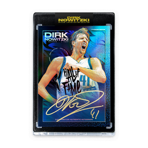 DIRK NOWITZKI X TYSON BECK - HALL OF FAME - NIGHT FOIL - AUTOGRAPH - LIMITED TO 14 *COLLECTORS CLUB ONLY*