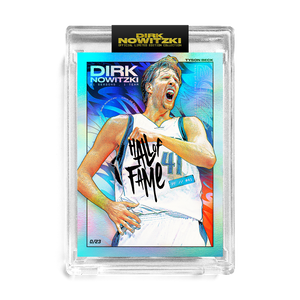 DIRK NOWITZKI X TYSON BECK - HALL OF FAME - RAINBOW FOIL - LIMITED TO 23