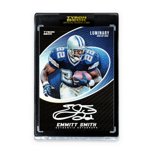 EMMITT SMITH X TYSON BECK - LUMINARY - BLACK FOIL - AUTOGRAPH - ONE OF ONE