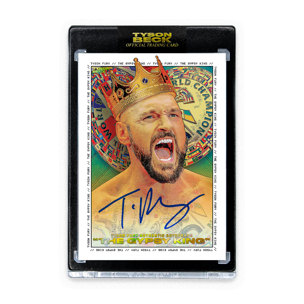 TYSON FURY X TYSON BECK - THE GYPSY KING - AUTOGRAPH - LIMITED TO 39