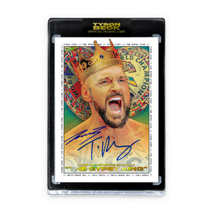 TYSON FURY X TYSON BECK - THE GYPSY KING - DUAL AUTOGRAPH - LIMITED TO 10