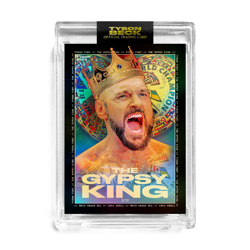 TYSON FURY X TYSON BECK - THE GYPSY KING - NIGHT FOIL - LIMITED TO 10