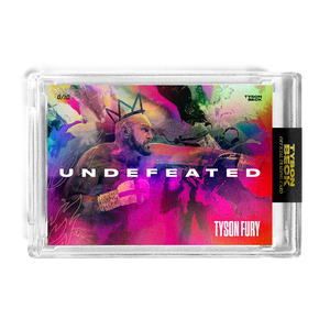 TYSON FURY X TYSON BECK - UNDEFEATED - SUNSET FOIL - LIMITED TO 10