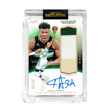 Load image into Gallery viewer, GIANNIS ANTETOKOUNMPO X TYSON BECK - TIER 2 - GAME WORN PATCH AUTO *RANDOMIZED CARD*
