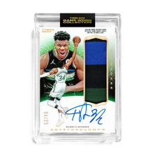Load image into Gallery viewer, GIANNIS ANTETOKOUNMPO X TYSON BECK - TIER 2 - GAME WORN PATCH AUTO *RANDOMIZED CARD*
