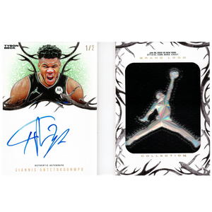 GIANNIS ANTETOKOUNMPO X TYSON BECK - TIER 1 - GAME WORN PATCH AUTO *RANDOMIZED CARD*