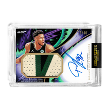 Load image into Gallery viewer, GIANNIS ANTETOKOUNMPO X TYSON BECK - TIER 1 - GAME WORN PATCH AUTO *RANDOMIZED CARD*
