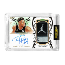 Load image into Gallery viewer, GIANNIS ANTETOKOUNMPO X TYSON BECK - TIER 1 - GAME WORN PATCH AUTO *RANDOMIZED CARD*
