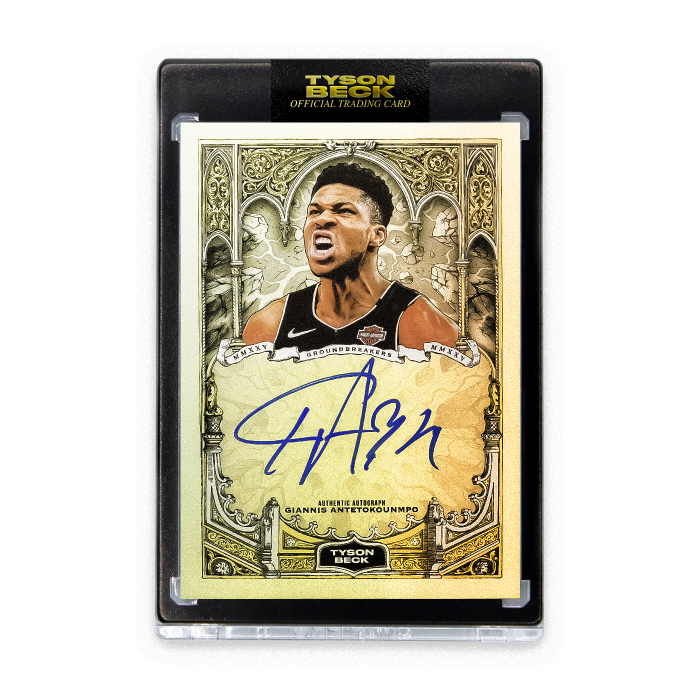 Giannis ヤニス アデトクンボ 直筆サインカード 世界99枚限定 GIANNIS ANTETOKOUNMPO X TYSON BECK - GROUNDBREAKERS - RAINBOW FOIL