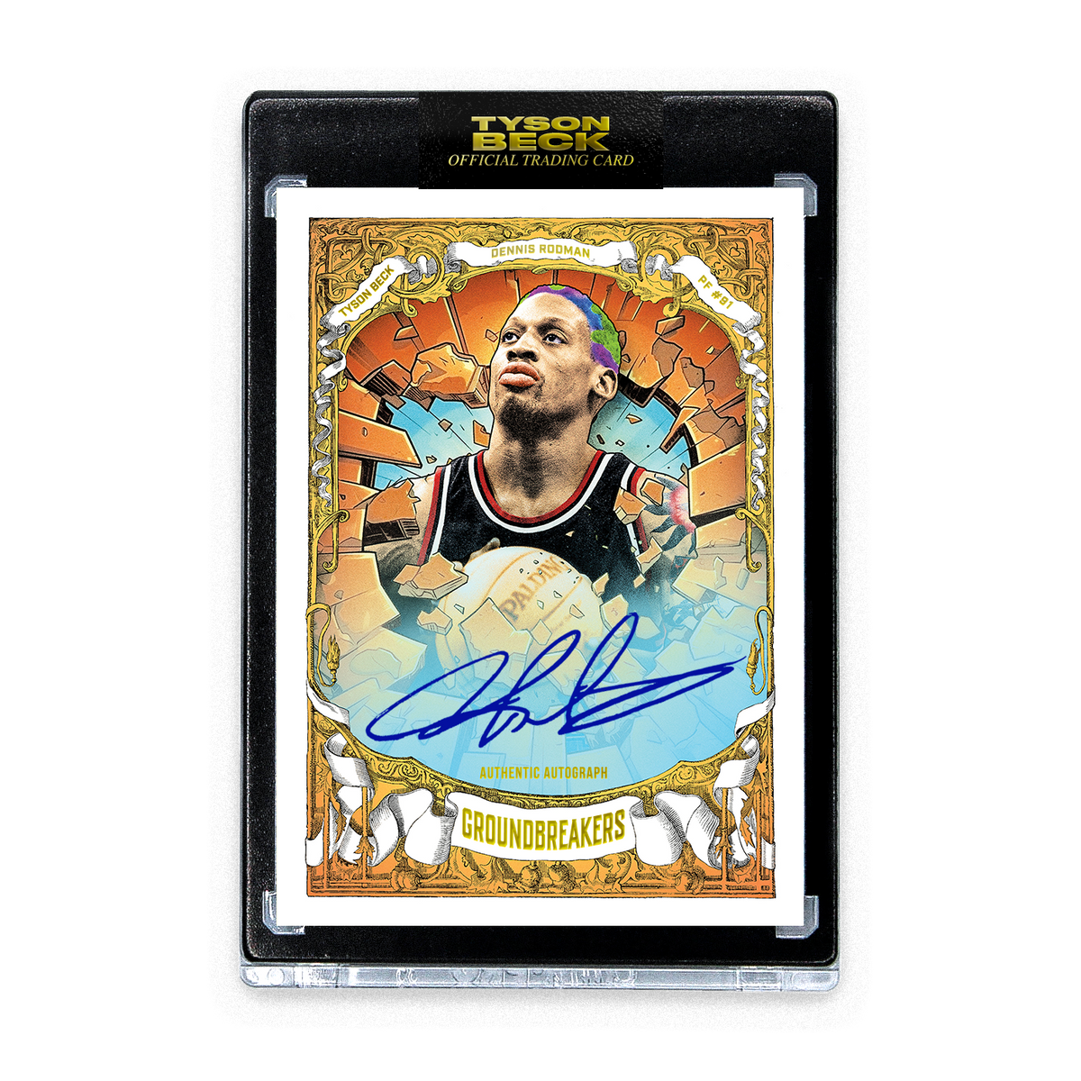 GROUNDBREAKERS - DENNIS RODMAN - AUTOGRAPH CARD – Tyson Beck