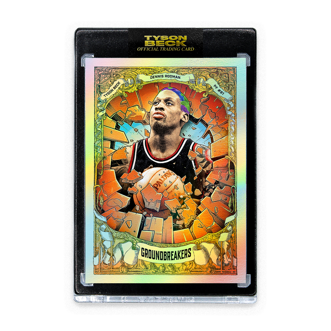 GROUNDBREAKERS - DENNIS RODMAN - LIMITED EDITION TRADING CARD