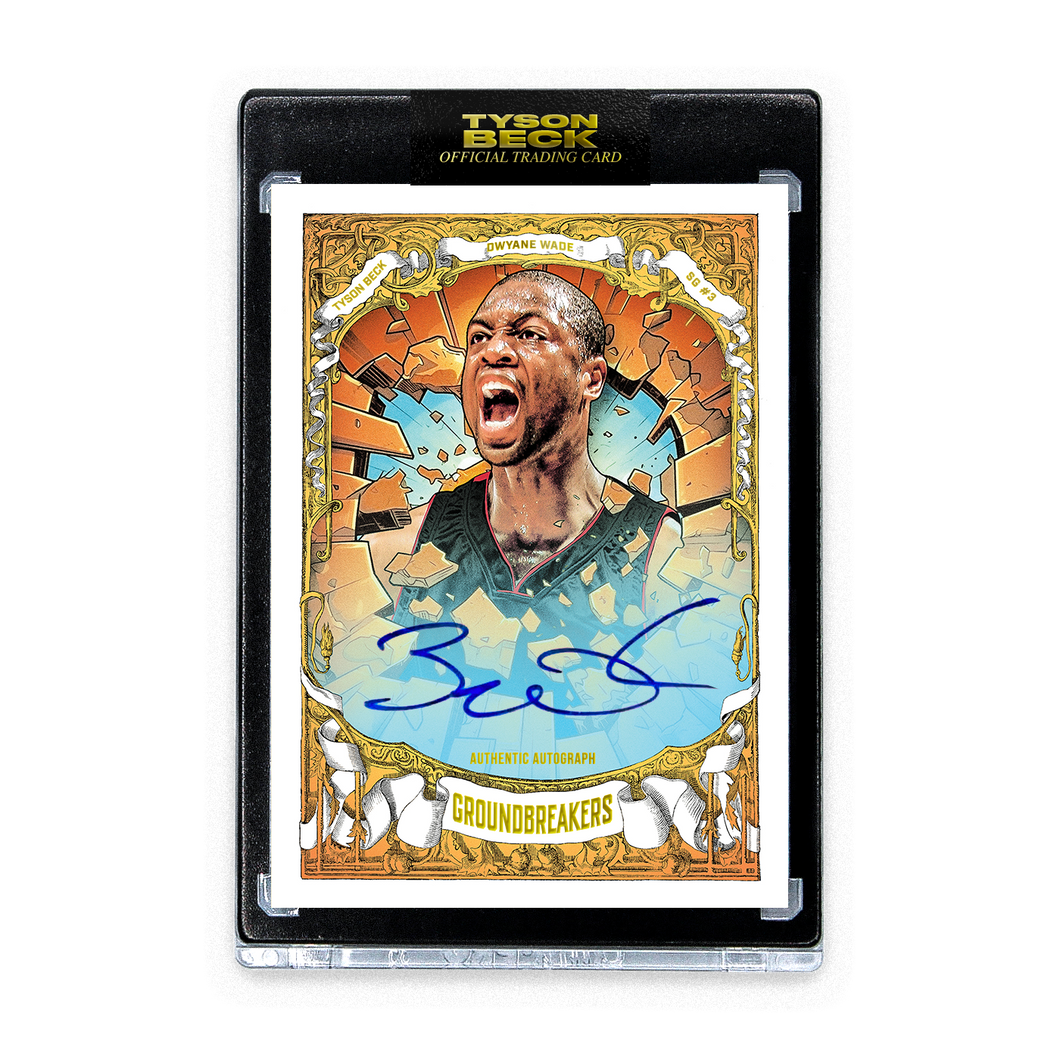 GROUNDBREAKERS - DWYANE WADE - AUTOGRAPH CARD