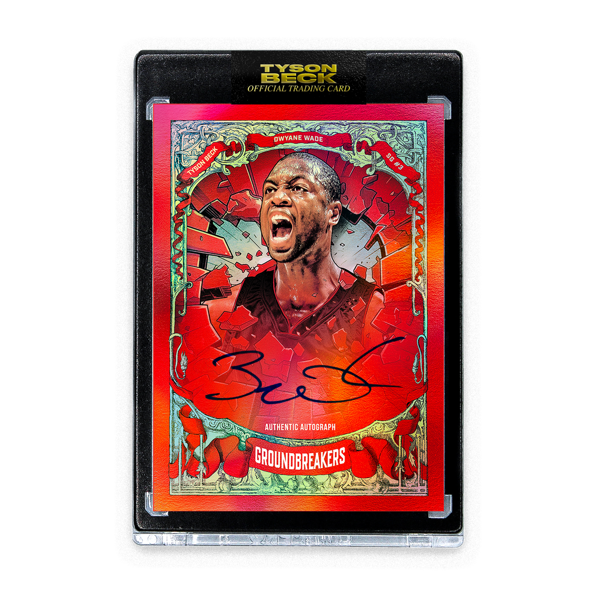 GROUNDBREAKERS - DWYANE WADE - AUTOGRAPH CARD – Tyson Beck