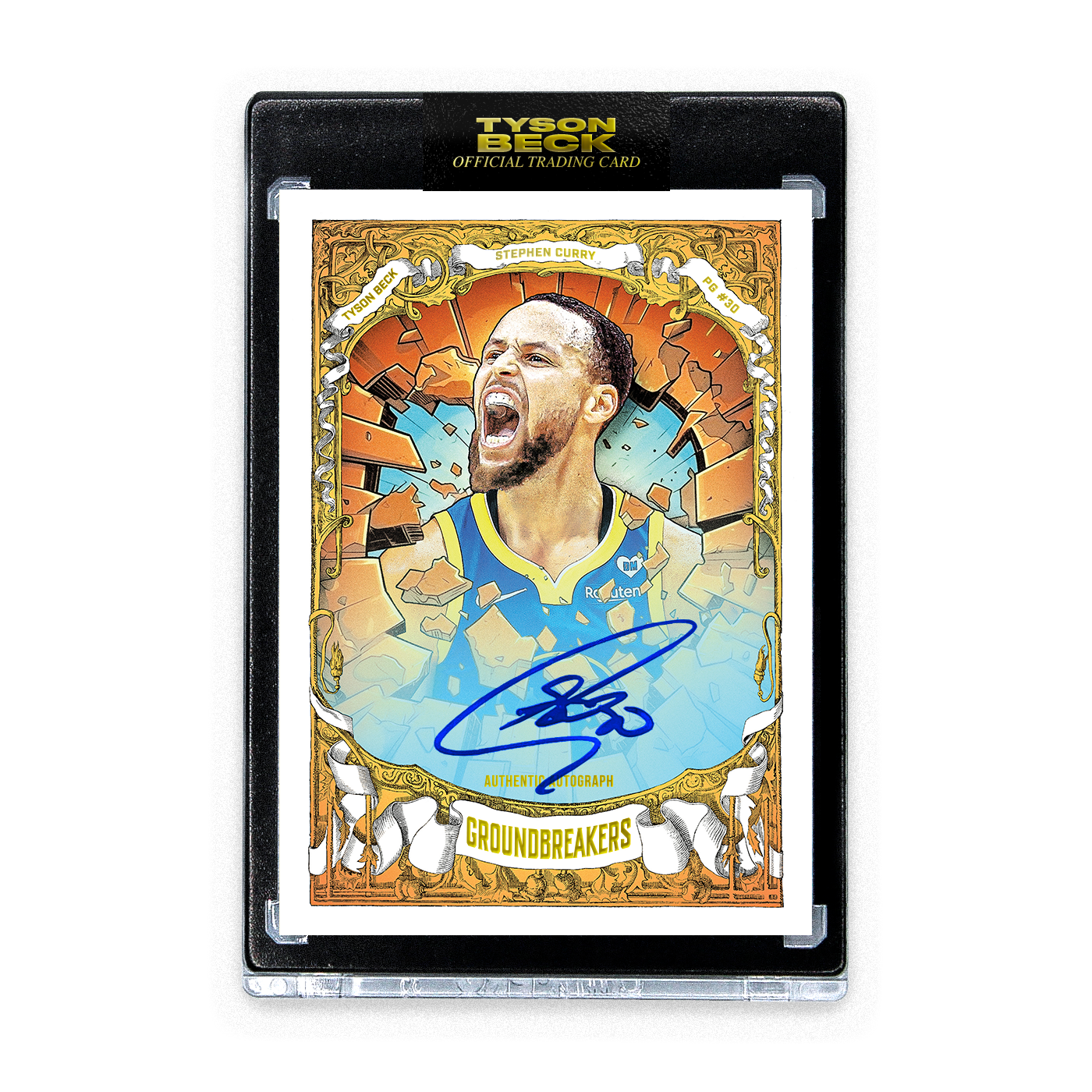 GROUNDBREAKERS - STEPHEN CURRY - AUTOGRAPH CARD – Tyson Beck