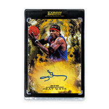 Load image into Gallery viewer, AUCTION 🔥 HEAT WAVE - ALLEN IVERSON X TYSON BECK - GOLD - AUTOGRAPH - ONE OF ONE
