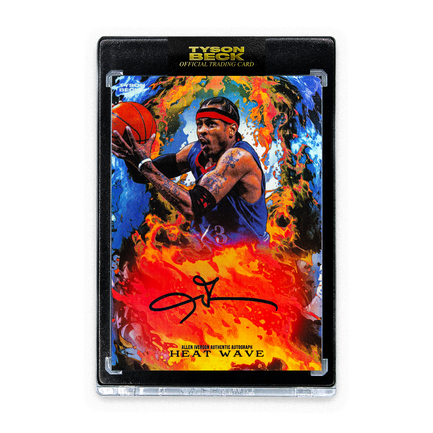 ALLEN IVERSON X TYSON BECK /22 NBA カード Allen Iverson - Gem Rush – Tyson Beck