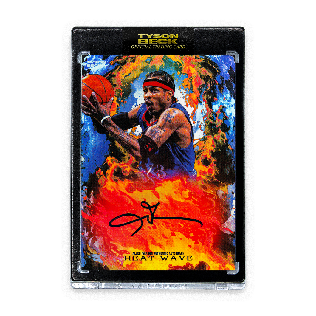 HEAT WAVE - ALLEN IVERSON X TYSON BECK - RAINBOW FOIL  - LIMITED TO 15