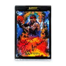 Load image into Gallery viewer, HEAT WAVE - ALLEN IVERSON X TYSON BECK - RAINBOW FOIL - INSCRIPTION + AUTOGRAPH - LIMITED TO 3
